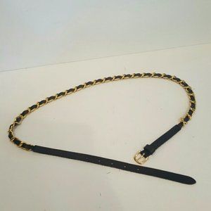 JOES JEANS GOLD CHAIN BELT SIZE M